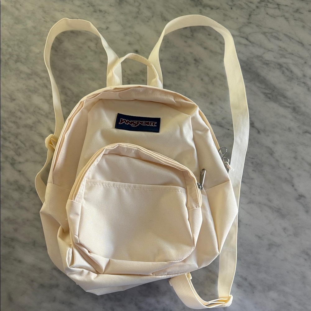 JanSport Mini Cream Backpack